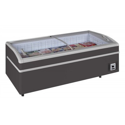 Refrigerateur - congelateur de supermarche gris SHALLOW 220A-CF - 630 L 