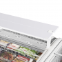 Refrigerateur - congelateur de supermarche gris TWIN 220A-CF - 1255 L 