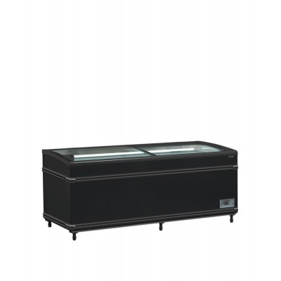 Refrigerateur - congelateur de supermarche noir SFI185B HC-CF VS - 500 L 