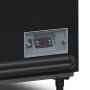 Refrigerateur - congelateur de supermarche noir SFI185B HC-CF VS - 500 L 