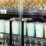 Vitrine refrigeree pour supermarche a froid positif Galaxy+ GP10FGD Black 