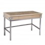 table de découpe boucherie, billot bois boucherie, billot de bois, billot bois