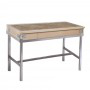 billot boucherie, table de découpe boucherie, billot bois boucherie