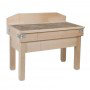 table billot, table de découpe, plot de boucher, billot de boucher, billot boucher