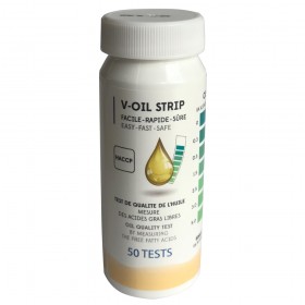 testeur huile friture, test huile friture, bandelette test huile friture, languette testeur d’huile de friture