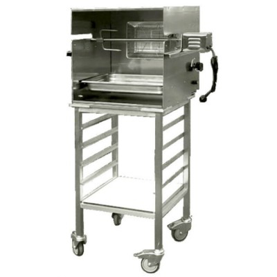 tourne broche à gaz, rotisserie roanne, la rotisserie, rotisserie, machine à rôtir, rôtir, plat à rôtir inox