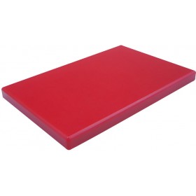 PLANCHE A DECOUPER PEHD 530X325 ROUGE