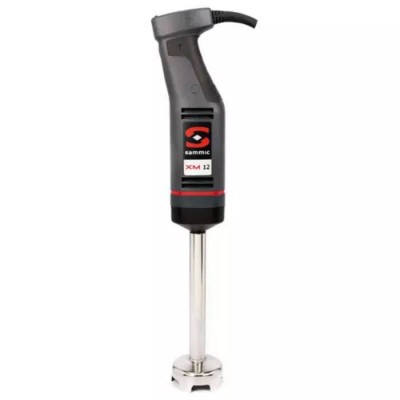 Modèle de mixeur plongeant Sammic XM-12 vendu avec un bras de 223 mm et recommandé utilisation dans récipient 10 litres max.
