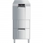Lave-vaisselle rehaussé SMEG, panier 50x50, hauteur utile 40 cm. Série tactile Pura, modèle SPF526 ou avec adoucisseur SPF526S.