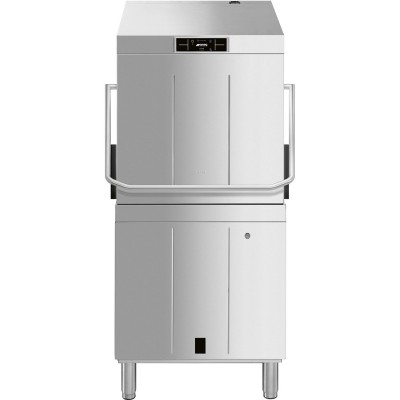 Lave-vaisselle à capot professionnel SMEG. Panier 60x50 ou 50x50. Série Pura : SPH625, SPH625S, SPH625H et SPH625SH.