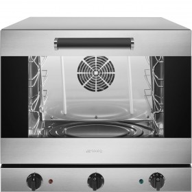 Four multifonctions SMEG 4 plaques 435x320 mm convection + gril + sole en option humidificateur
