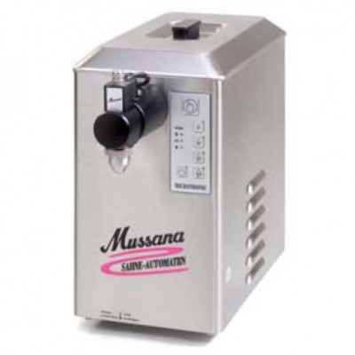 Machine professionnelle à crème chantilly, cuve de 2 litres. Machine à chantilly professionnelle en acier inox, norme HACCP.