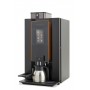 Machine à café professionnelle Animo OptiBean X12 avec broyeur intégré, bac à grains de 2,2 kg et deux bacs à ingrédients.