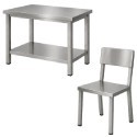Mobilier inox sur mesure