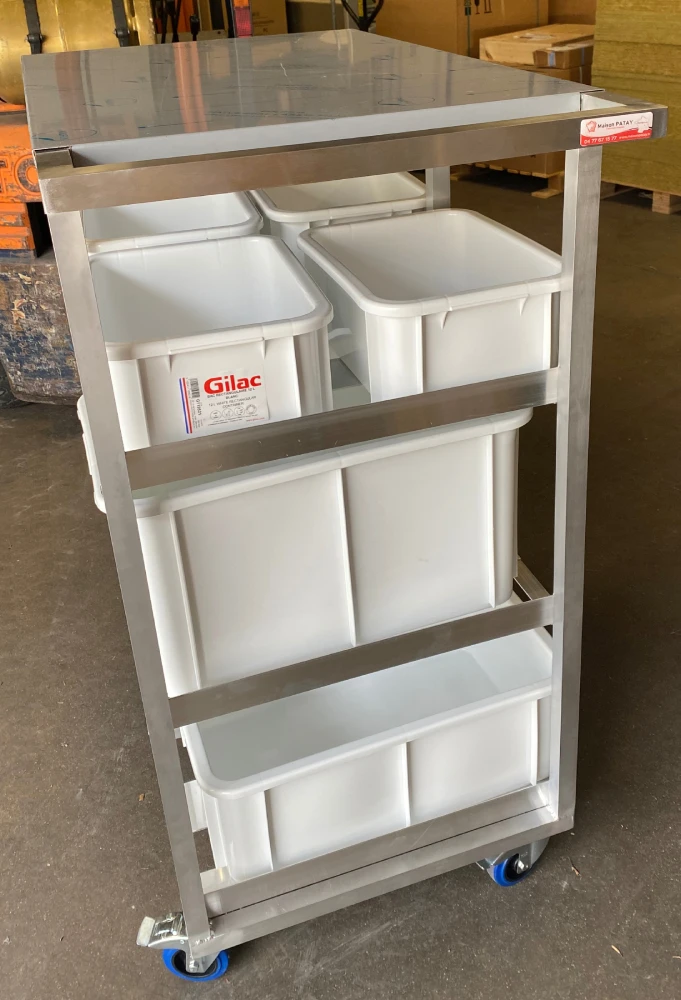 Chariot de ménage en aluminium